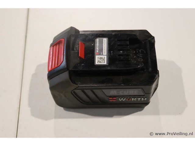 Würth master m-cube accu, 18v/5ah basic - afbeelding 1 van  4