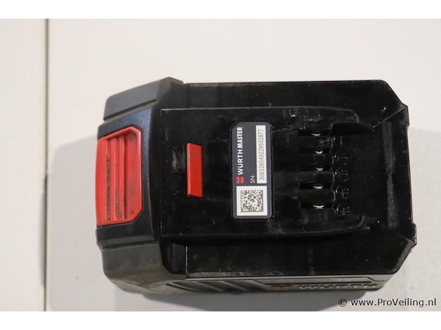 Würth master m-cube accu, 18v/5ah basic - afbeelding 3 van  4