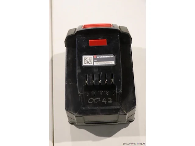 Würth master m-cube accu, 18v/5ah basic - afbeelding 3 van  4