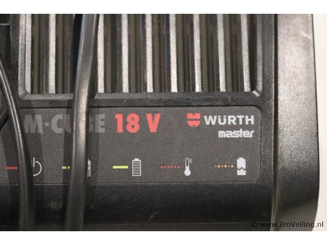 Würth master m-cube alg 18/4 basic acculader, 18v - afbeelding 2 van  4