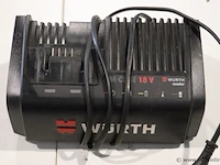 Würth master m-cube alg 18/4 basic acculader, 18v