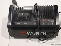 Würth master m-cube alg 18/6 fast acculader, 18v - afbeelding 1 van  4