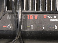Würth master m-cube alg 18/6 fast acculader, 18v - afbeelding 2 van  4