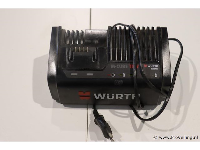 Würth master m-cube alg 18/6 fast acculader, 18v - afbeelding 1 van  5