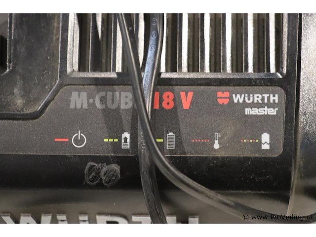 Würth master m-cube alg 18/6 fast acculader, 18v - afbeelding 2 van  5