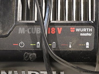 Würth master m-cube alg 18/6 fast acculader, 18v - afbeelding 2 van  5