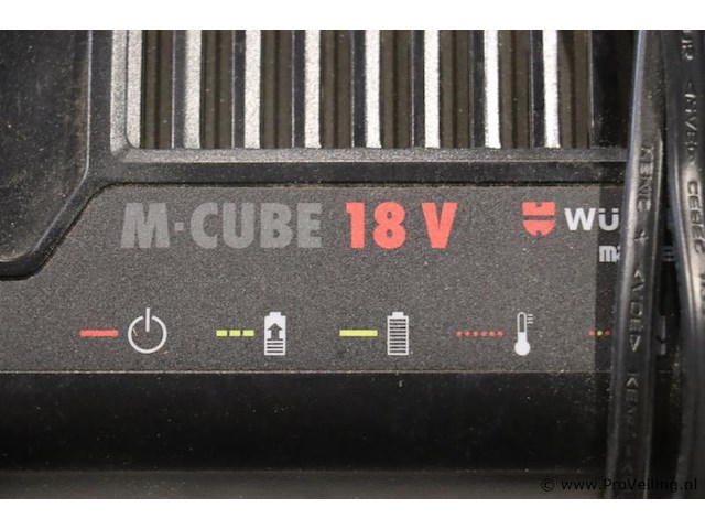 Würth master m-cube alg 18/6 fast acculader, 18v - afbeelding 2 van  4
