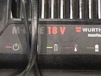 Würth master m-cube alg 18/6 fast acculader, 18v - afbeelding 2 van  4