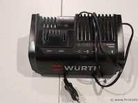 Würth master m-cube alg 18/6 fast acculader, 18v