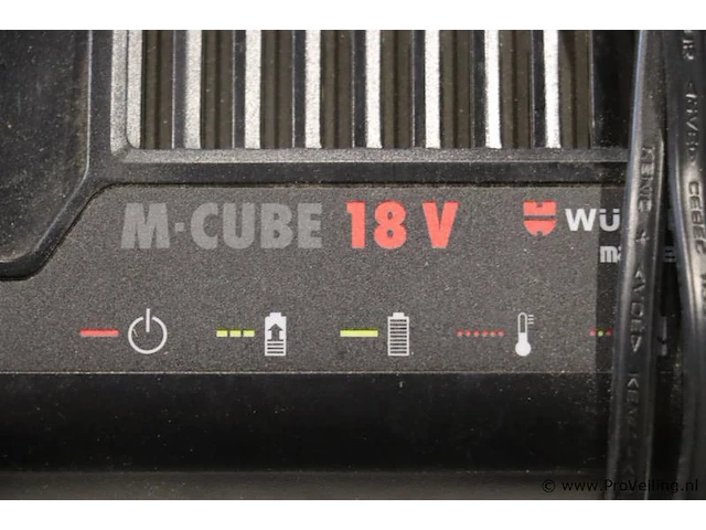 Würth master m-cube alg 18/6 fast acculader, 18v - afbeelding 2 van  4