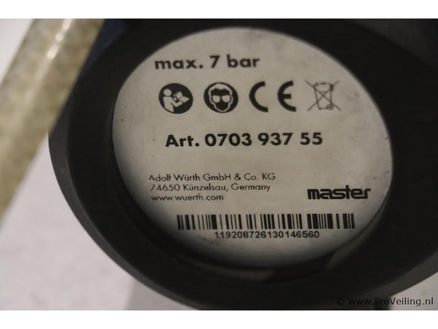 Würth master peg 312 perslucht blindklinkmoerenmachine - afbeelding 5 van  6