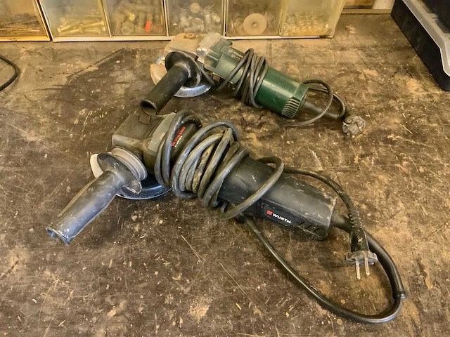 Würth / metabo haakse slijpmachine (2x) - afbeelding 3 van  10