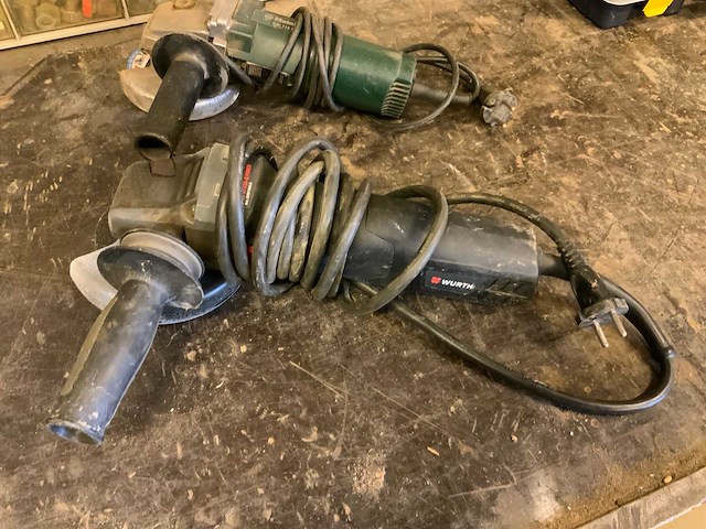 Würth / metabo haakse slijpmachine (2x) - afbeelding 5 van  10