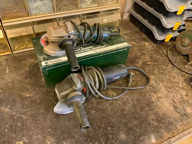 Würth / metabo haakse slijpmachine (2x) - afbeelding 10 van  10