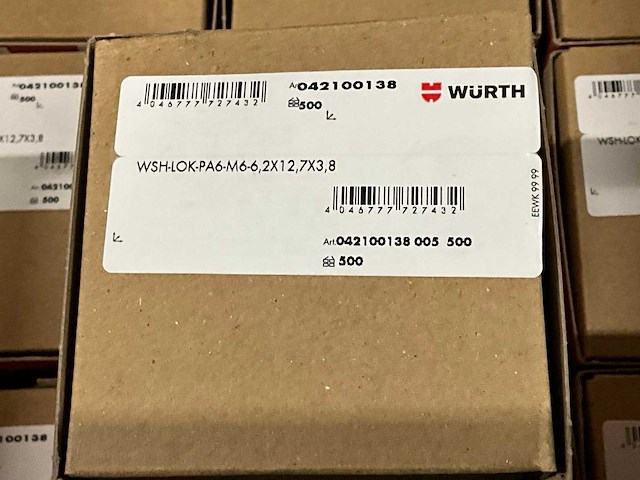 Würth pa6 naturel nylon borgring (6000x) - afbeelding 3 van  3