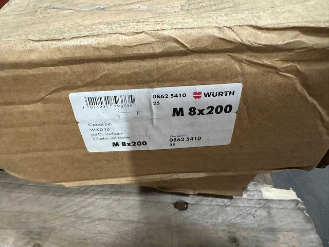 Würth partij diverse bevestigingsmaterialen - afbeelding 3 van  9