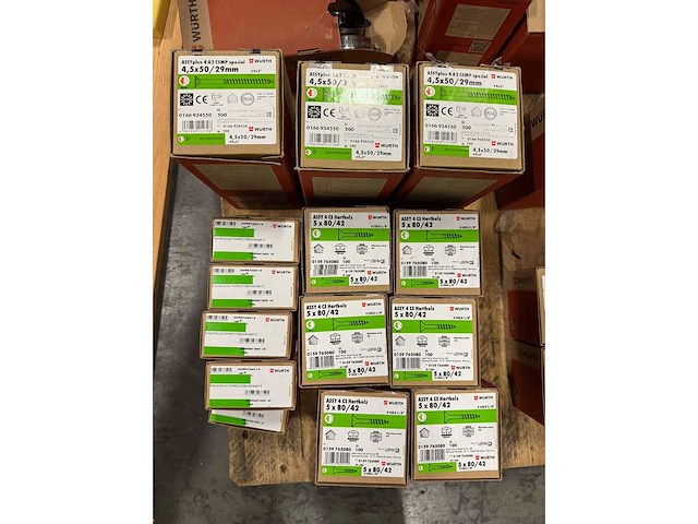 Würth partij diverse bevestigingsmaterialen - afbeelding 2 van  3