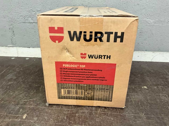Wurth pur 1 component 500ml (15x) - afbeelding 1 van  2
