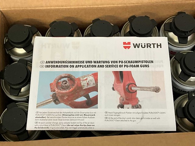 Wurth pur 1 component 500ml (15x) - afbeelding 2 van  2