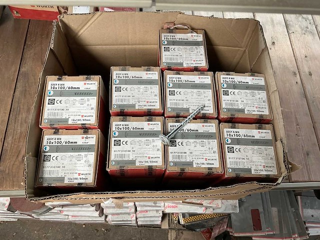 Würth rvs houtbouwschroef 10x100 (9x) - afbeelding 2 van  2