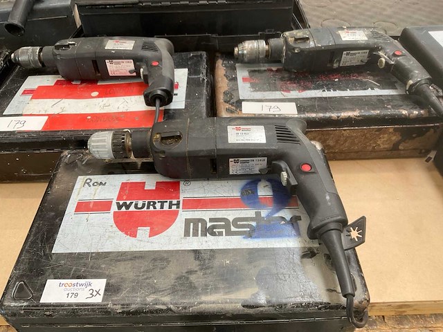 Würth sb 13rls boormachine (3x) - afbeelding 1 van  2