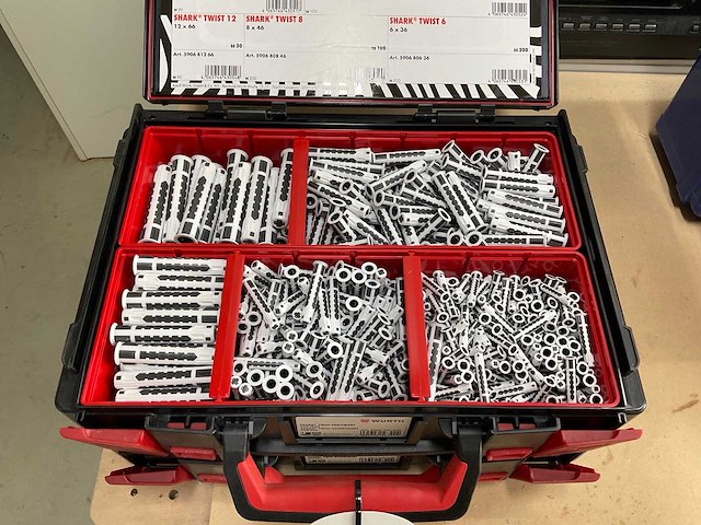 Würth shark twist assortiment pluggen in sortainer (2x) - afbeelding 1 van  2