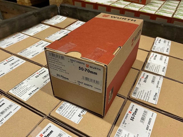 Würth slangklem snelspan 50-70 mm (1000 stuks) - afbeelding 1 van  3