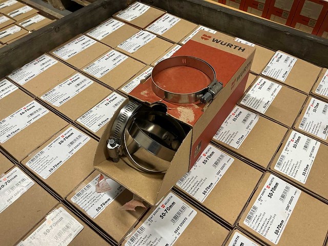 Würth slangklem snelspan 50-70 mm (1000 stuks) - afbeelding 2 van  3