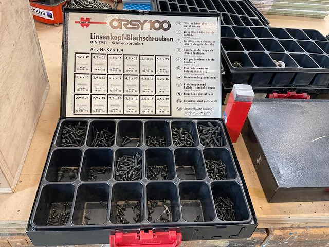 Würth sorteerkoffer met inhoud (5x) - afbeelding 1 van  1
