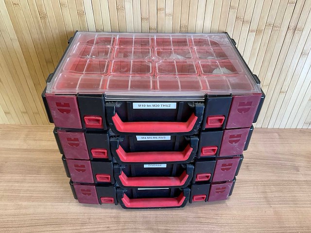 Würth systeemkoffer | 4-delig | met inhoud - afbeelding 2 van  6