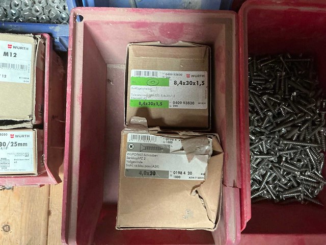 Würth verschillende bouten, moeren & ringen - afbeelding 3 van  6
