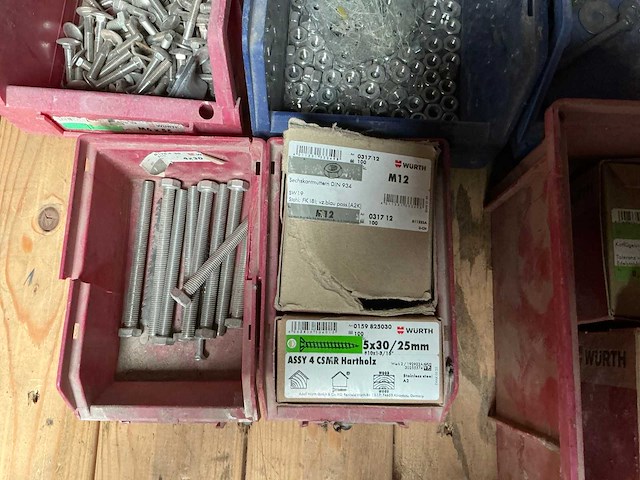 Würth verschillende bouten, moeren & ringen - afbeelding 4 van  6
