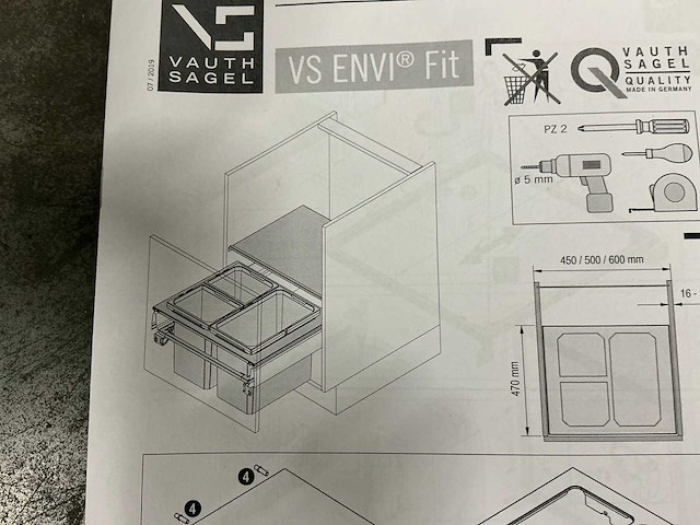 Würth vs envi fit afvalsysteem (3x) - afbeelding 3 van  10
