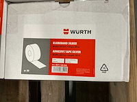 Würth zilveren tape 50mm, 20m (100x) - afbeelding 2 van  2