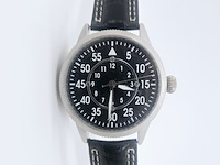 Ww1 wehrmacht pilotenhorloge - mechanisch - afbeelding 1 van  6