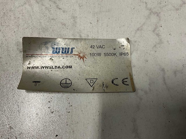 Wws 100watt bouwlamp op statief (4x) - afbeelding 5 van  5