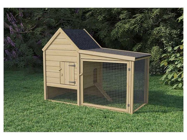 Wyandotte - kippenverblijf 1900x950x1650mm - afbeelding 1 van  4