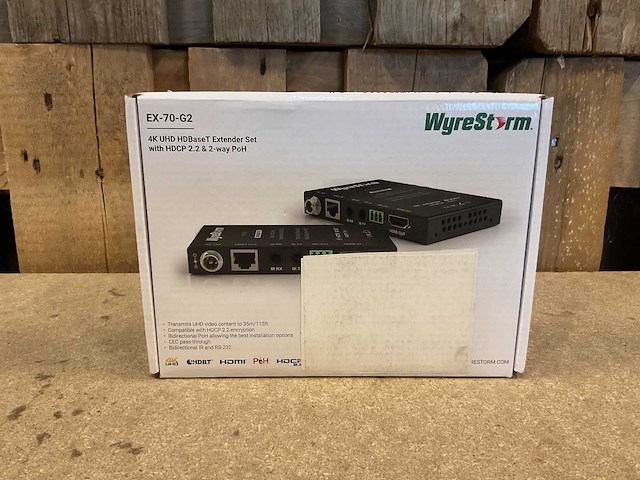 Wyrestorm - 4k uhd hdbaset extender set - afbeelding 2 van  4