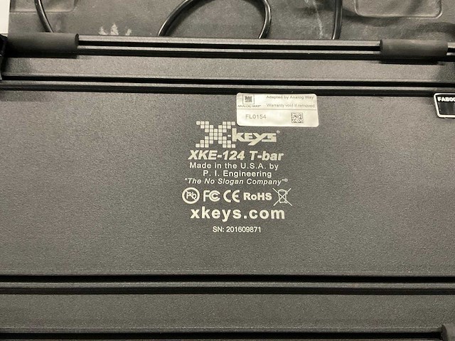 X-keys sb-124-t analog way shotbox controller - afbeelding 4 van  4