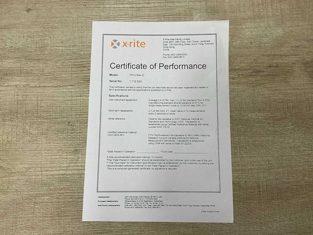 X-rite i1 pro spectrale kleurmeting - afbeelding 3 van  12