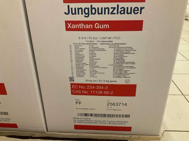 Xanthan gum (e 415) 20kg (8x) - afbeelding 2 van  3