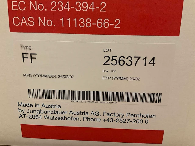 Xanthan gum (e 415) 20kg (8x) - afbeelding 3 van  3