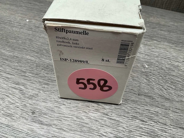 Xbl stiftpaumelle 89x89x2,4mm links (8x) - afbeelding 3 van  3