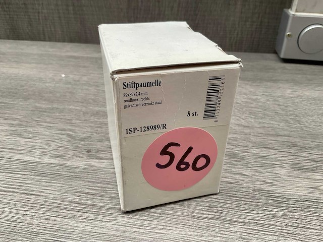 Xbl stiftpaumelle 89x89x2,4mm rechts (8x) - afbeelding 3 van  3