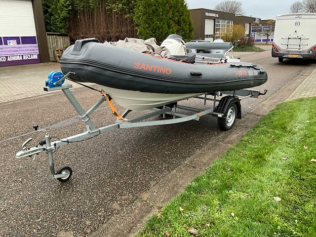 Xc-pro 430 rib boot met 40 pk honda motor en trailer - 2023 - afbeelding 1 van  30