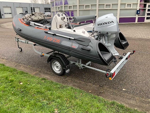 Xc-pro 430 rib boot met 40 pk honda motor en trailer - 2023 - afbeelding 23 van  30