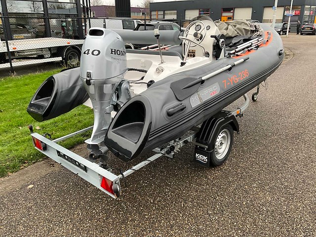Xc-pro 430 rib boot met 40 pk honda motor en trailer - 2023 - afbeelding 26 van  30