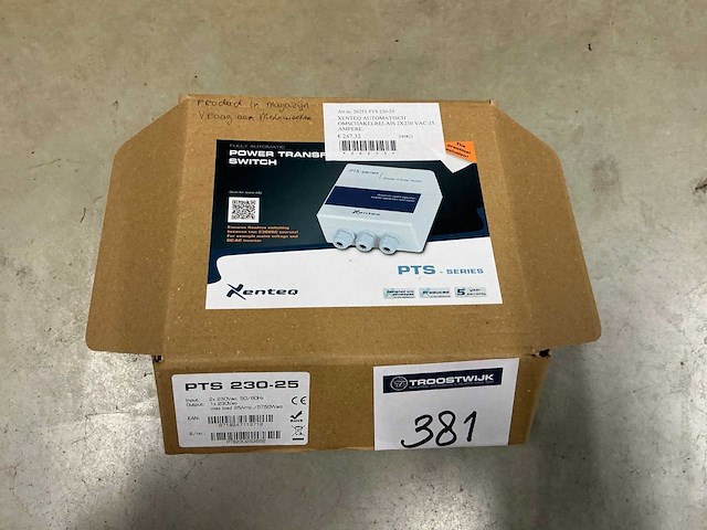 Xenteq pts 230-25 omschakelrelais - afbeelding 2 van  5