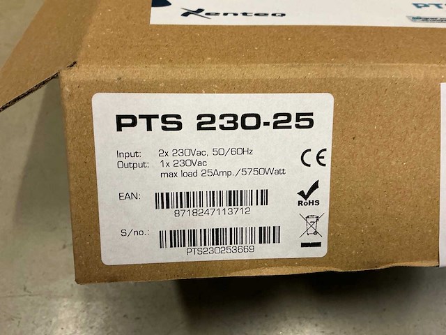 Xenteq pts 230-25 omschakelrelais - afbeelding 4 van  5