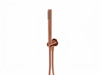Xenz - 7886-91 - handdoucheset met wandinlaat oud koper